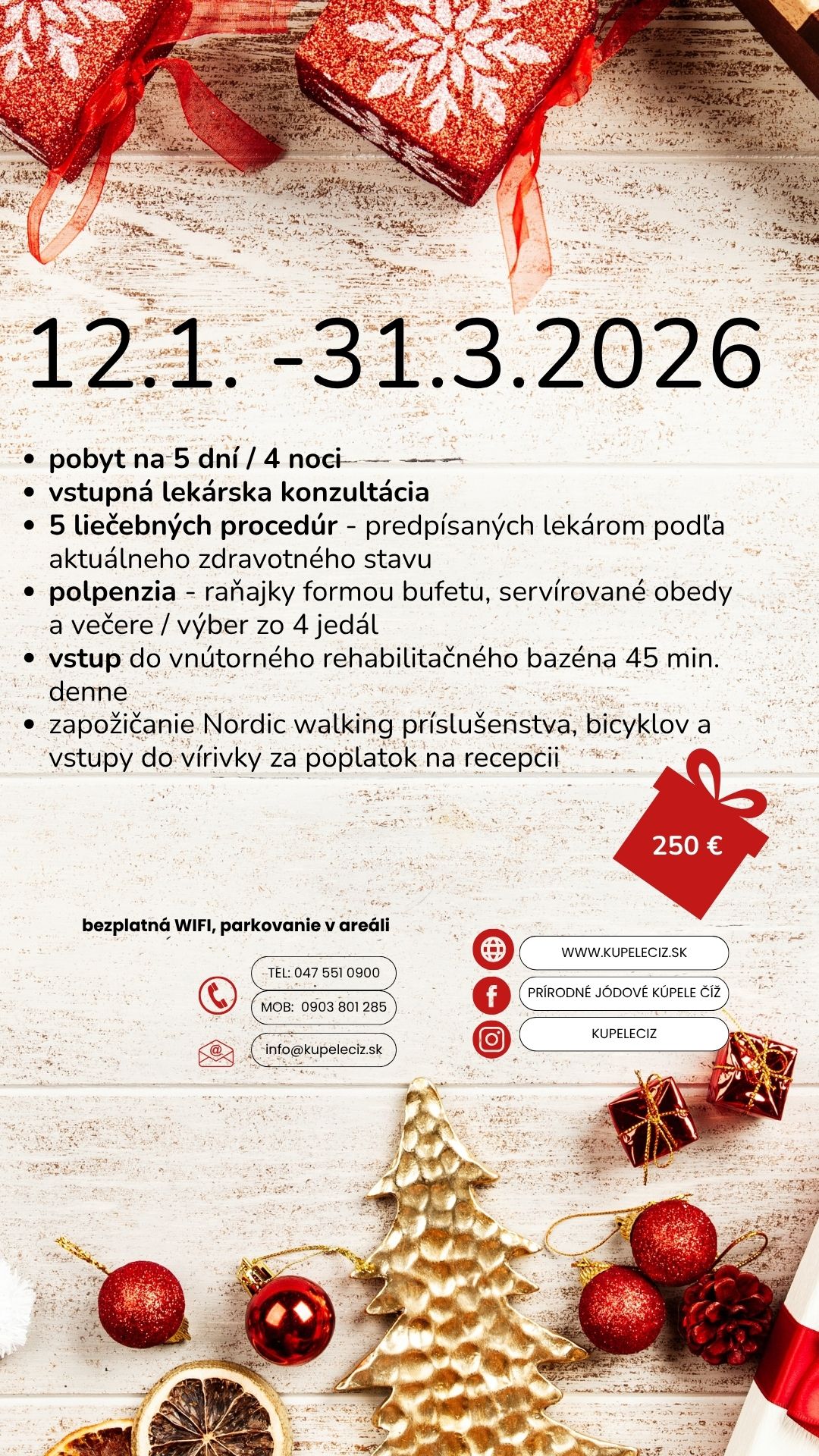 Daruj zdravie pod stromček